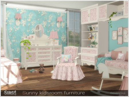 Sunny kidsroom furniture by Severinka at TSR