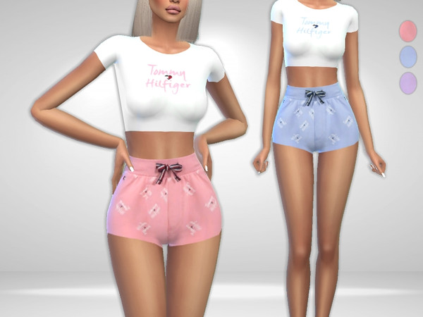 Sims 4 Tommy Pyjama by Puresim at TSR