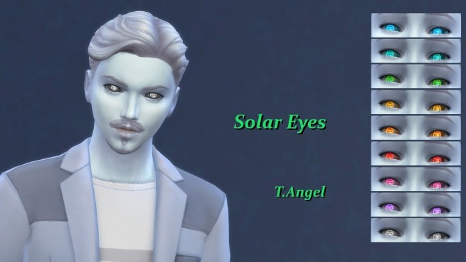 Sims 4 Solar Eyes Alien, Vampire, Mermaid by Serpentia at Mod The Sims