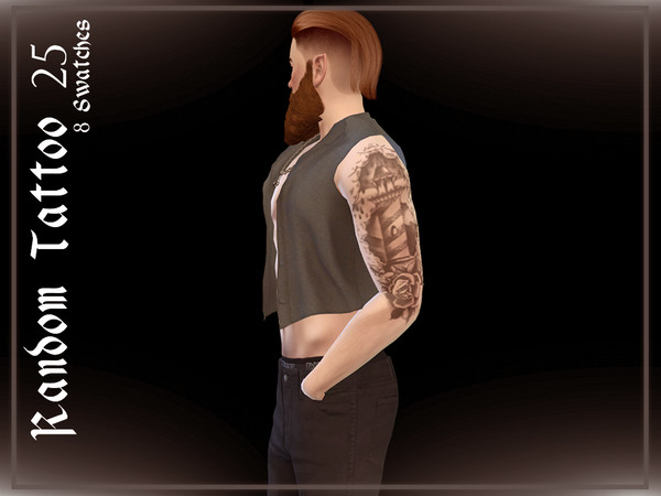 Sims 4 Random Tattoo 25 by Reevaly at TSR