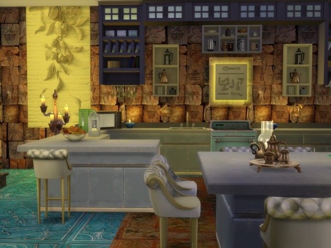 Sims 4 Art 3d And a Coffe Carved Wooden Wall at Anna Quinn Stories