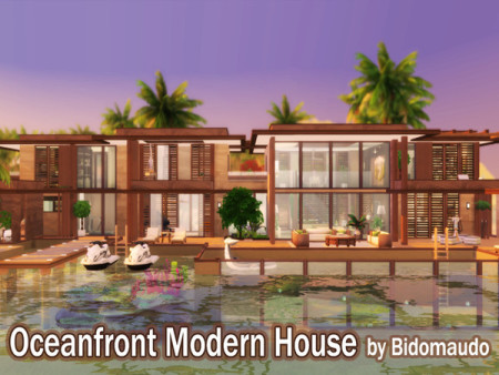 Oceanfront Modern House by Bidomaudo at TSR