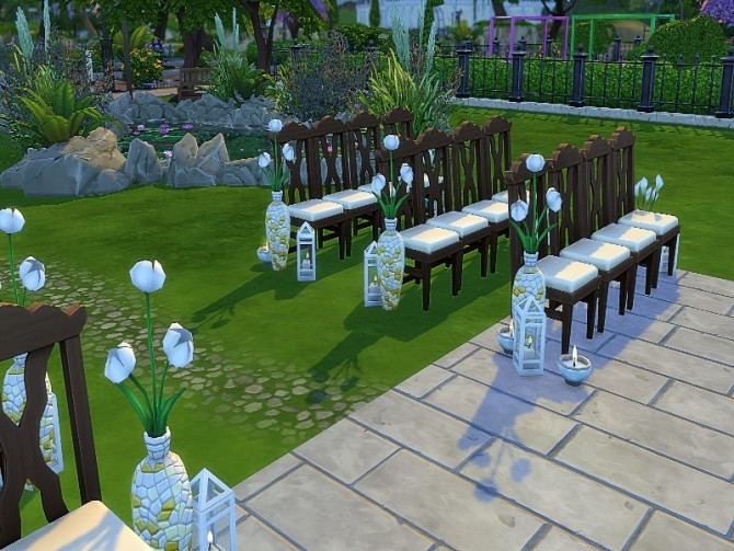 Sims 4 Village Wedding by GenkaiHaretsu at TSR