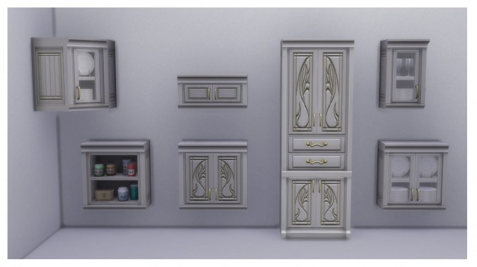 Sims 4 Iron Cabinet to match Realm of Magic Iron Counter by Menaceman44 at Mod The Sims