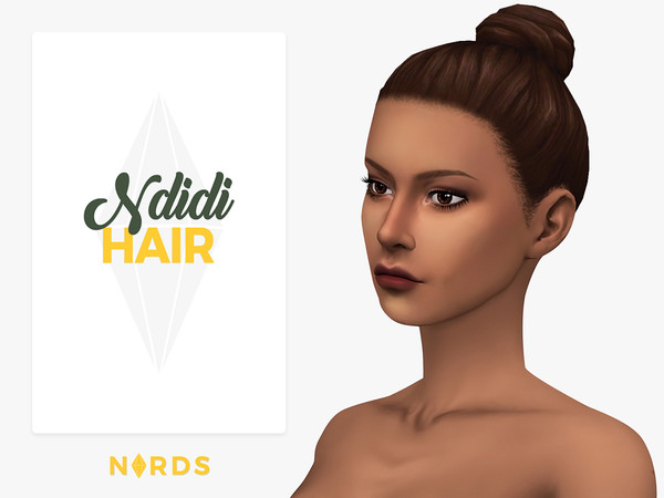 Sims 4 Ndidi Hair by Nords at TSR