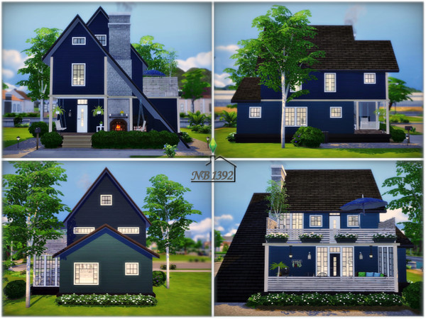 Sims 4 Light in the Dark house by nobody1392 at TSR