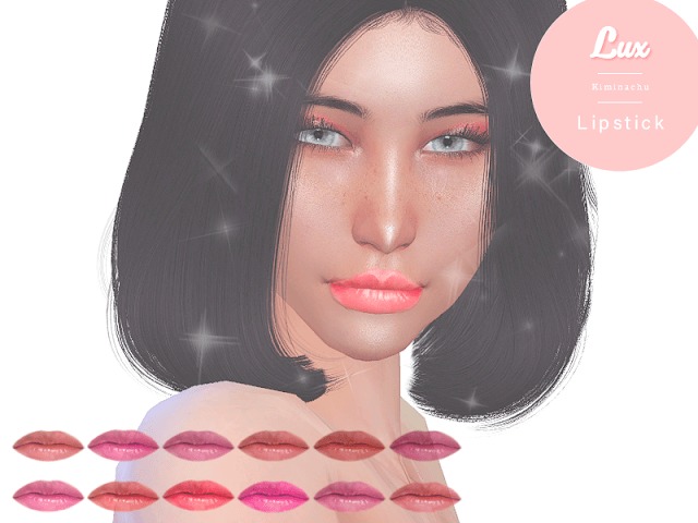 Sims 4 Lux Lipstick at Kiminachu CC