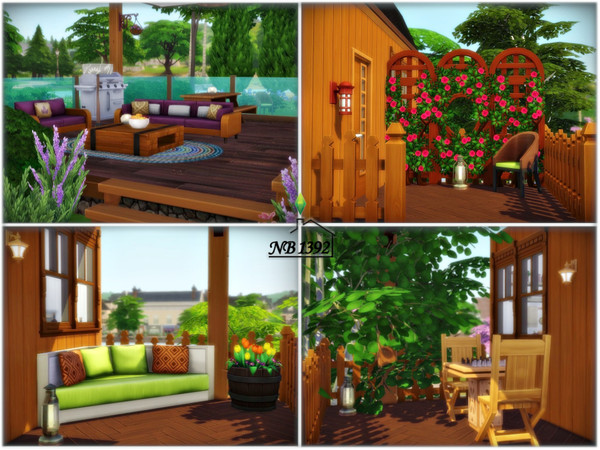 Sims 4 Wooden Cabin NB1392 by nobody1392 at TSR