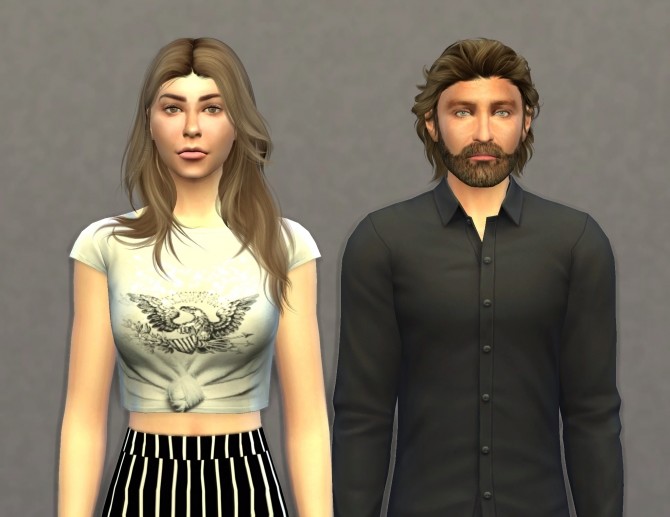 Sims 4 Ally & Jackson Maine by Golden Silver at Mod The Sims
