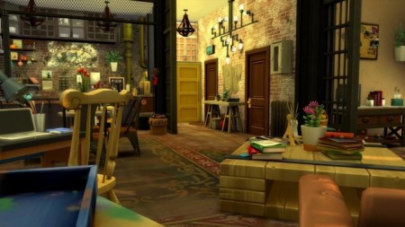 17 rue Dupiment industrial apartment by chipie-cyrano at L’UniverSims