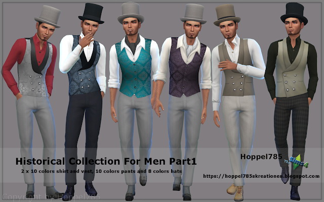 Sims 4 Historical Collection For Men Part1 at Hoppel785