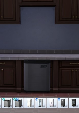 Under counter mini fridge by blueshreveport at Mod The Sims