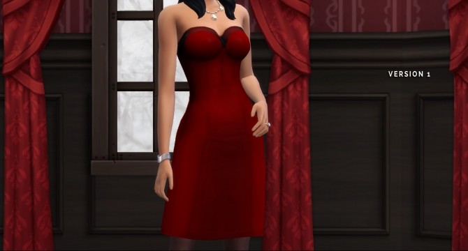 Sims 4 Bellas dress TS3 to TS4 by Lyralei at Mod The Sims
