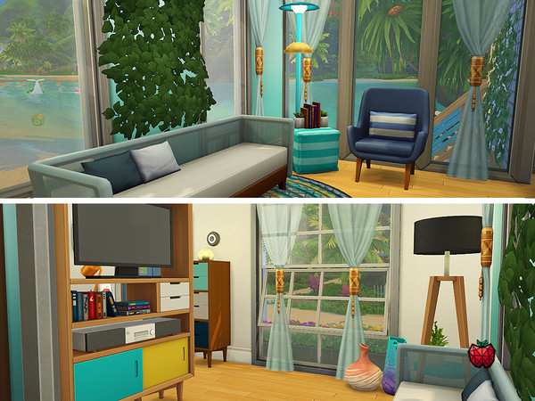 Sims 4 Annie small home no cc by melapples at TSR