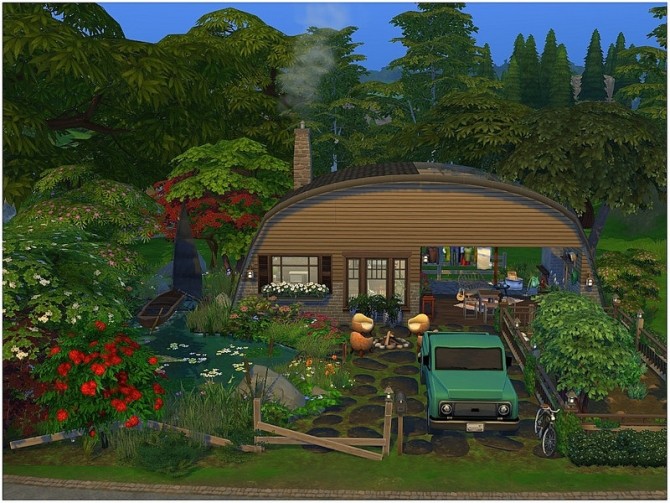 Sims 4 Micro Country Side house by lotsbymanal at TSR