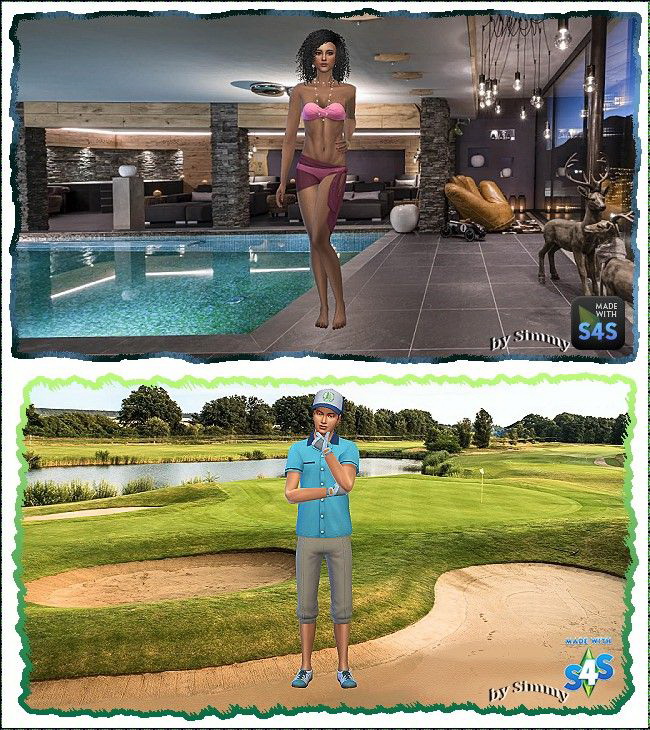 Sims 4 Sport & Wellness CAS Theme by Simmy at All 4 Sims