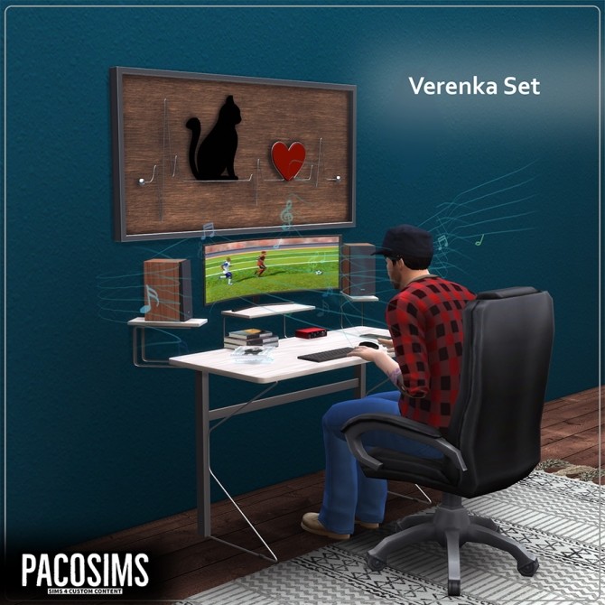 Sims 4 Verenka Set (P) at Paco Sims