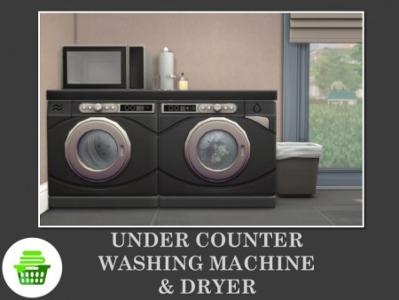 Under Counter Washing Machine & Dryer by Teknikah at Mod The Sims