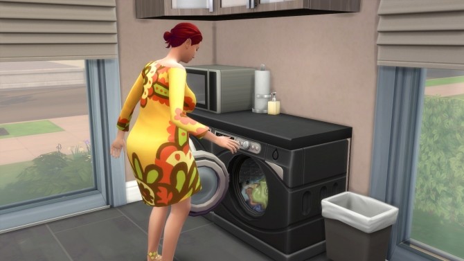 Sims 4 Under Counter Washing Machine & Dryer by Teknikah at Mod The Sims