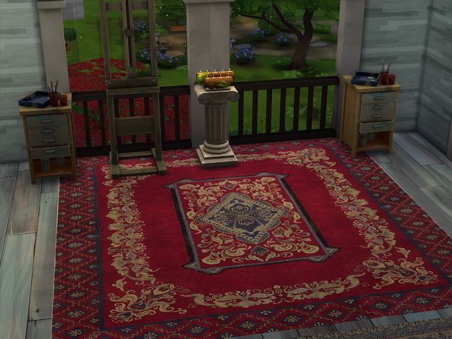 Sims 4 Second Set Of Antique Persian Rugs at Anna Quinn Stories