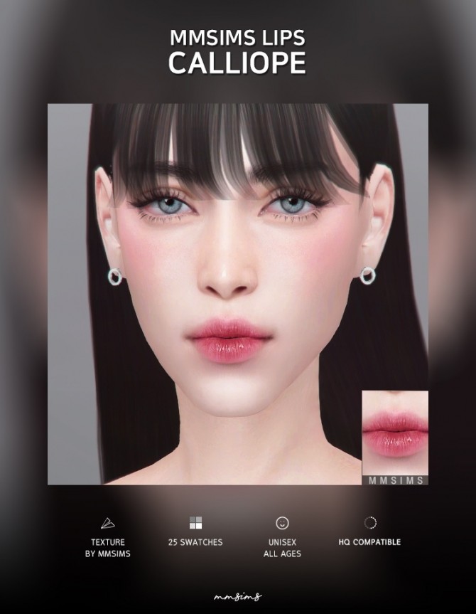 Sims 4 Lips Calliope at MMSIMS