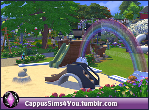 Sims 4 Sunflower playground at CappusSims4You