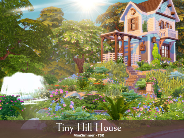 Sims 4 Tiny Hill House by Mini Simmer at TSR