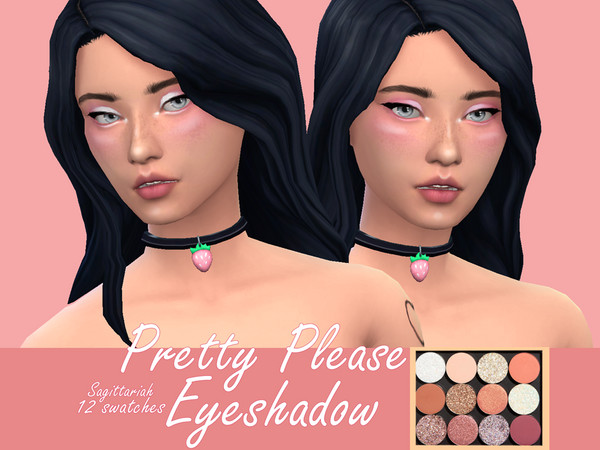 Sims 4 Pretty Please Eyeshadow by Sagittariah at TSR