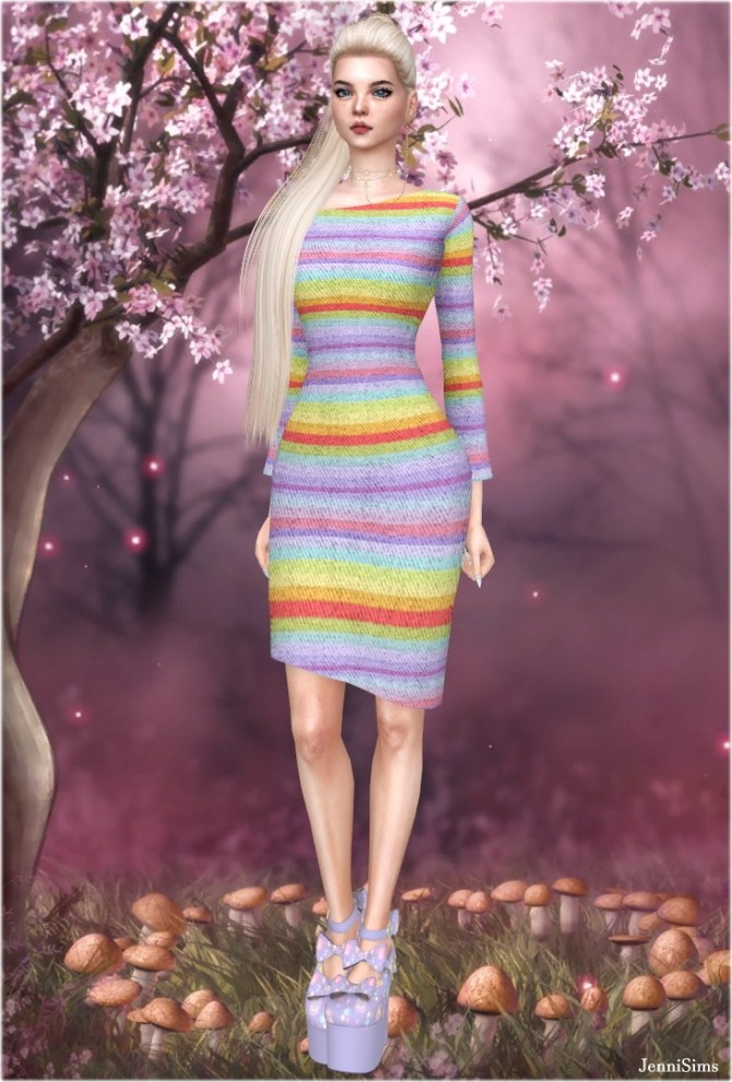 Sims 4 BGC dress at Jenni Sims