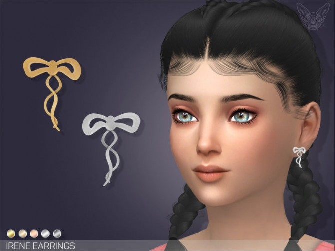 Sims 4 Irene Earrings For Kids at Giulietta