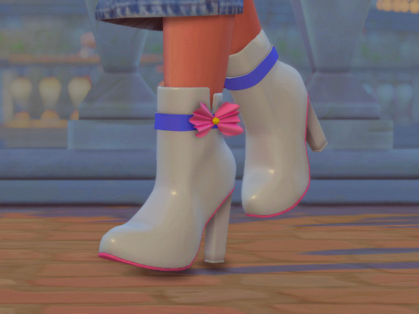 Sims 4 Marisol Boots by llazyneiph at TSR