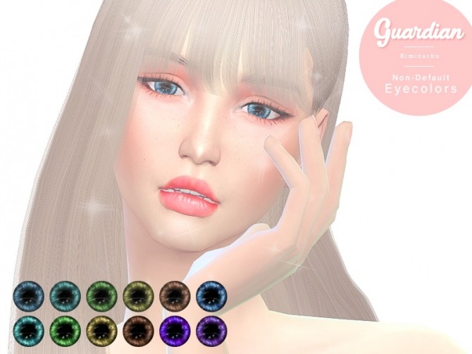 Sims 4 Guardian Non Default Eye Color at Kiminachu CC