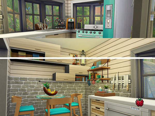Sims 4 Annie small home no cc by melapples at TSR