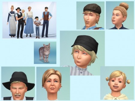 Emil of Lönneberga and his family at KyriaT’s Sims 4 World