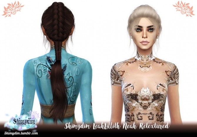 Sims 4 Neah Hair Retexture Naturals + Unnaturals at Shimydim Sims