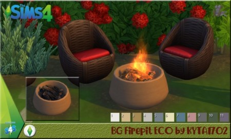 Firepit ECO at Simmetje Sims