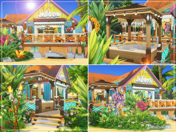 Sims 4 Sea Breeze Restaurant by Xandralynn at TSR