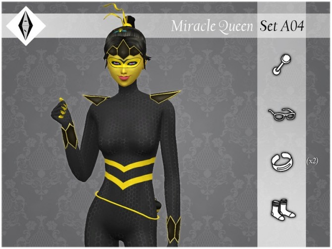 Sims 4 Miracle Queen Set A04 by AleNikSimmer at TSR