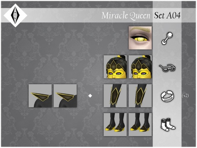 Sims 4 Miracle Queen Set A04 by AleNikSimmer at TSR