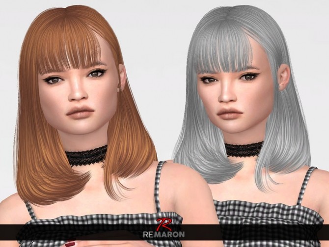 Sims 4 Berry Hair Retexture by remaron at TSR