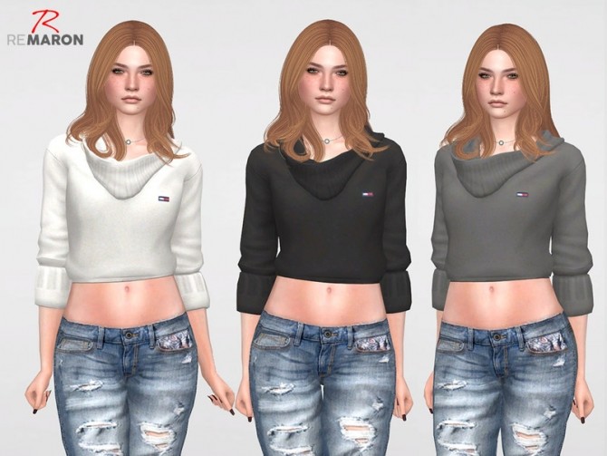 Sims 4 THs Sweater for Women 01 by remaron at TSR