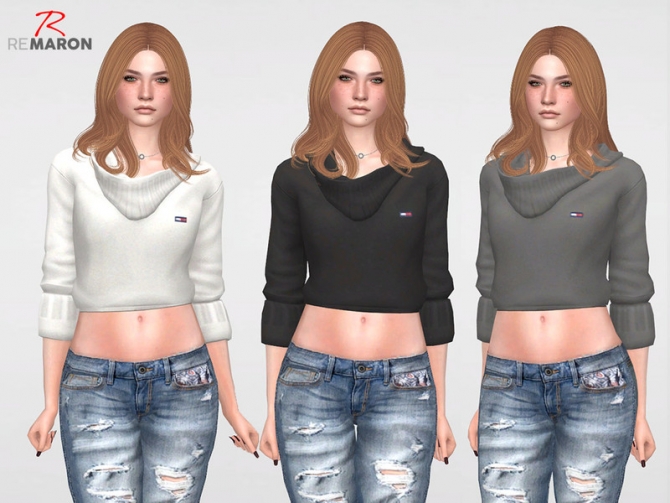 TH's Sweater for Women 01 by remaron at TSR » Sims 4 Updates