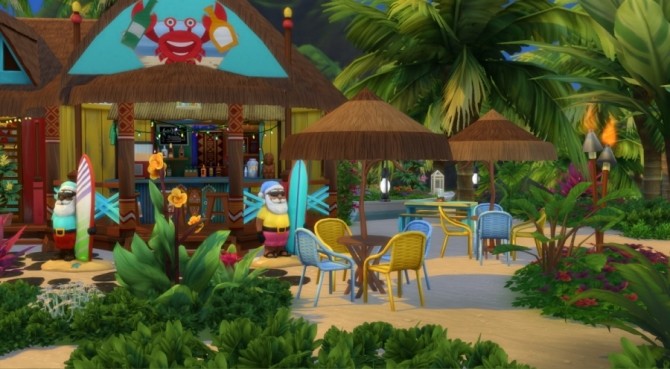 Sims 4 Sulani restaurant by Pyrenea at Sims Artists