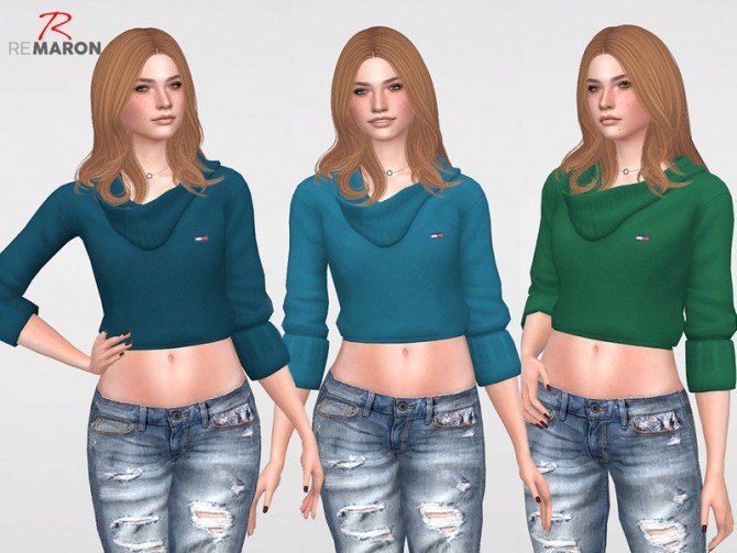 Sims 4 THs Sweater for Women 01 by remaron at TSR