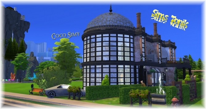 Sims 4 The revolution House by Coco Simy at L’UniverSims