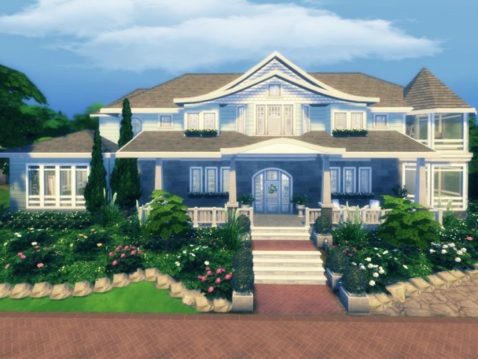 Sims 4 Family Lake House by Summerr Plays at TSR