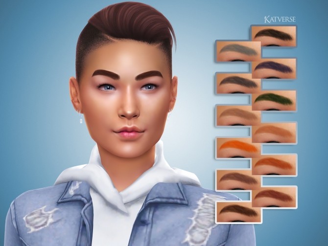 Sims 4 Skye Eyebrows at Katverse