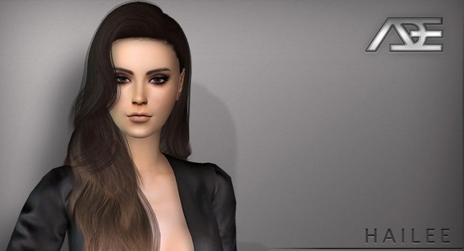 Sims 4 Hailee Style 1 Hairstyle by Ade Darma at TSR