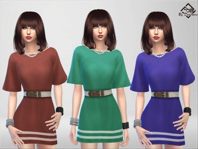 Sims 4 Spring Coming Soon Dress by Devirose at TSR