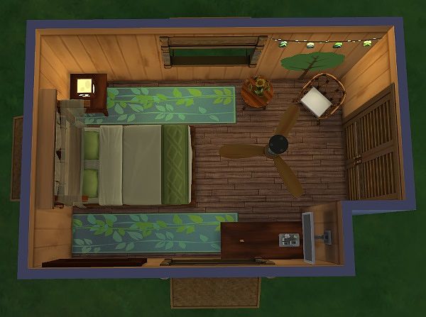 Sims 4 Sulani Serenade bedroom by Avalanche at Sims Marktplatz